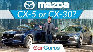 Which Mazda crossover is right for you  Mazda CX5 or Mazda CX30 [upl. by Artamas799]