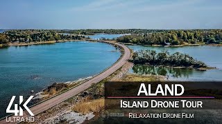 【4K】¼ HOUR DRONE FILM «Åland Islands» 🔥🔥🔥 Ultra HD 🎵 Chillout Music for 2160p Ambient UHD TV [upl. by Buckden]