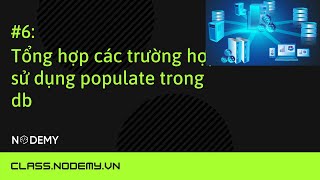 MongoDB  Bài 6 Tổng hợp các trường hợp sử dụng populate trong DB  Nodemy [upl. by Peskoff274]