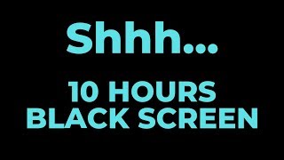 Shhh Sound Effect for Babies  Black Screen  10 Hours of Shushing Baby to Sleep [upl. by Froemming781]