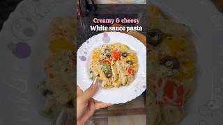 Creamy amp cheesy White Sauce Pasta🥕 whitesaucepasta [upl. by Caputo]