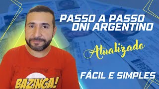 COMO TIRAR O DNI ARGENTINO SOZINHO  Passo a passo para tirar o dni argentino [upl. by Htebazila]