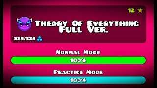 THEORY OF EVERYTHING FULL VERSION GEOMETRY DASH 211 [upl. by Cinamod]