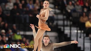 Knierim and Frazier kick off figure skating season with Skate America title  NBC Sports [upl. by Alor507]