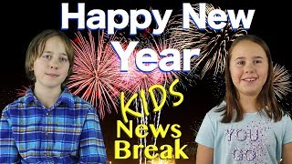 Happy New Year  New Years traditions  Kids News Break [upl. by Aloisia]