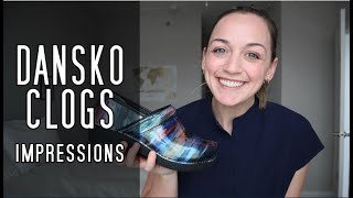 DANSKO Clogs  Initial Impressions [upl. by Htirehc56]