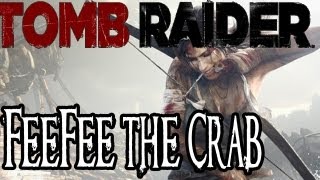 Tomb Raider 2013 Easter Egg  Fee Fee the Crab  Crab Cakes Secret Achievement [upl. by Aneerhs]