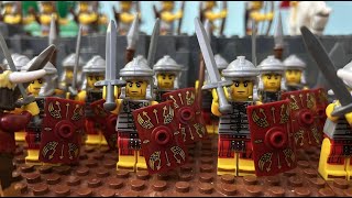 Lego Cimbrian War Battle of Noreia 113 BC Romans VS Barbarians [upl. by Roots]