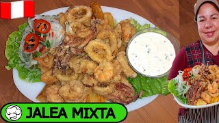 JALEA MIXTA  JALEA DE PESCADO Y MARISCOS  RECETA FACIL [upl. by Hiro233]