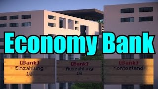 Economy Bank  Spigot  Bukkit Plugin  Bankkonto  Zinsen [upl. by Grossman]