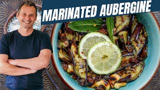 Grilled marinated Aubergines Recipe Irresistible summer Delight [upl. by Enirbas]