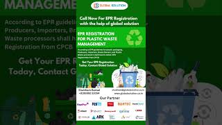 EPR Registration for Plastic  cpcb registration  9999253054 [upl. by Wootan565]