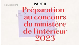 Concoursministèreintérieur Bac5 Management et stratégie des organisation amp GRH 2023 QCM [upl. by Arleen860]