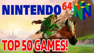 Top 50 Best Nintendo 64 Games of all Time [upl. by Rheta408]