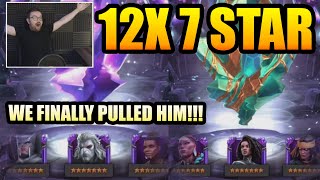 12x 7 Star amp Titan Crystal Opening  BIGGEST 7 STAR OPENING SO FAR  Marvel Contest Of Champions [upl. by Hgielra]