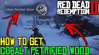 HOW TO GET COBALT PETRIFIED WOOD IN RED DEAD REDEMPTION 2  RDR 2 COBALT PETRIFIED WOOD LOCATION [upl. by Harding]