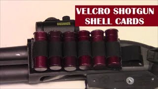 Velcro Shotgun Shell HolderCard Fast Reloads Lots of Ammo [upl. by Aidole]