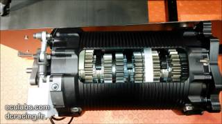 Samsonas sequential gearbox with pneumatic paddle shifter [upl. by Horodko747]