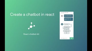 How to build a chatbot with React [upl. by Kcirdnek]