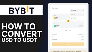 How to Convert USD to USDT in Bybit  Full Guide [upl. by Matrona]