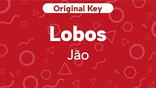 Karaoke Lobos  Jão  Original Key Cover [upl. by Gustavus]