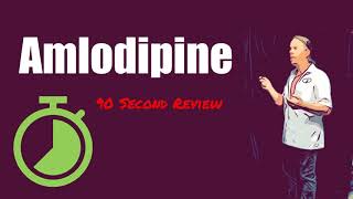 Amlodipine 90 Second Review  25 mg 5 mg 10 mg Uses Dosage and Side Effects [upl. by Ahsinnor]