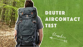 Deuter Aircontact Test  Wie gut ist der TrekkingrucksackKlassiker Packwild Review [upl. by Lilithe783]