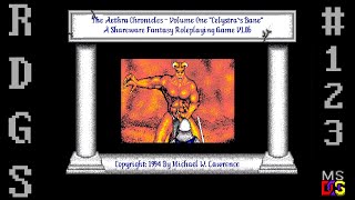 Random DOS Game Show 123 The Aethra Chronicles Volume One Celystras Bane 1994 [upl. by Jona]