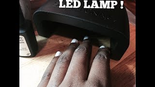 Sensationail LED Lamp review w Gel polish [upl. by Atronna]