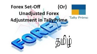 Unadjusted Forex gainloss Adjustment Journal in TallyPrime  Forex Set off in TallyPrime [upl. by Ahsekel402]