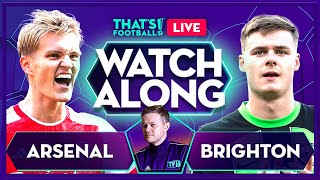 ARSENAL vs BRIGHTON  Mark Goldbridge LIVE [upl. by Joellyn]