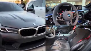 2022 bmw m5 CS 060 29 sec v8 tt pushing 627hp 530 lb ft torge w amazing sound sticker 150kkk [upl. by Emoreg]