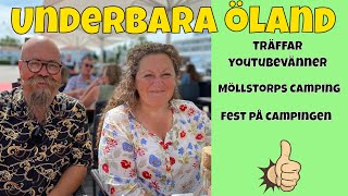 Ölandsäventyr Träffar Youtubekollegor i Borgholm o kollar in deras husbil Kvällen Musikquizfest [upl. by Nonnek242]