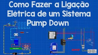 Esquema Elétrico do Sistema Pump Down  Como Fazer a Ligação Elétrica de um Sistema por Recolhimento [upl. by Emolas]