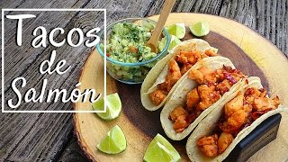 Tacos de Salmón Adobado  La Capital [upl. by Willamina]