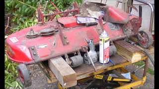 WHEELHORSE 42quot MOWER DECK RESTORATION P1 [upl. by Oicnevuj968]