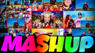 PewDiePie YouTube Rewind 2018 but its actually good Reactions Mashup with Twitch Streamers [upl. by Cohbath]