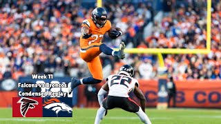 Falcons vs Broncos Condensed Replay  Week 11 [upl. by Wake]