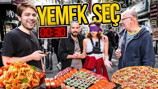 Sokakta Gözü Kapalı Yemek Seç  30 Saniyen Var [upl. by Horowitz]