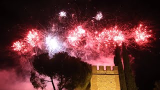 Espectáculo piromusical Cabalgata de Reyes 2024 de Alcalá de Henares [upl. by Grimes562]