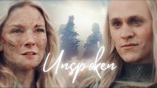 UNSPOKEN  galadriel amp sauron [upl. by Narmis885]