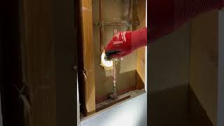 Replacing a shower valve with Pro Press Milwaukee M12 ShowerLeak showervalve repairshower [upl. by Bonnie]