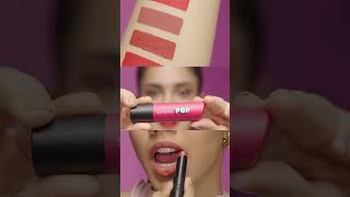 Creamy Matte Lipsticks  SUGAR POP sugarpop makeup beauty beapopstar swatches lipstick swatch [upl. by Lleryt]