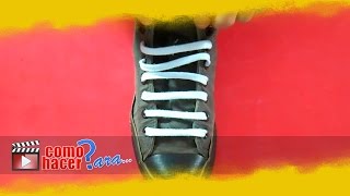 Cómo Atar los Cordones de las Vans  Nudo Escondido [upl. by Assirral]