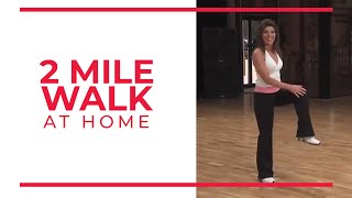 2 Mile Walk  At Home Workouts [upl. by Ayisan104]