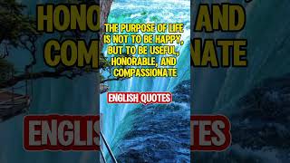 The Purpose of Life Being Useful Honorable and Compassionate [upl. by Yve]