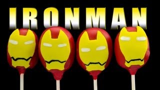 Iron Man Cake Pops  How to Make by Cookies Cupcakes and Cardio [upl. by Ilat]