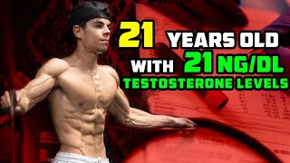 21 Years Old With 21 ngdL Testosterone Levels Reacting To Isaiah Mirandas Blood Test Results [upl. by Jemie]