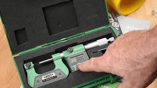 INSIZE 3581 Series Digital Screw Thread Micrometer [upl. by Aseiram]