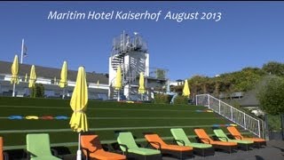 Urlaub im Maritim Hotel Kaiserhof im Kaiserbad Heringsdorf Usedom im August 2013 von tubehorst1 [upl. by Enilram]